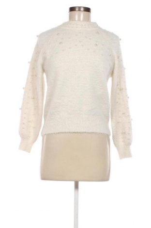 Γυναικείο πουλόβερ Pieces, Μέγεθος S, Χρώμα Λευκό, Τιμή 6,19 €
