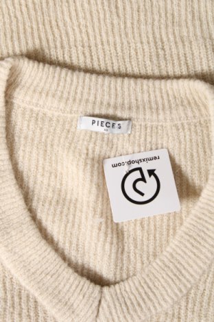 Дамски пуловер Pieces, Размер XS, Цвят Сив, Цена 9,20 лв.
