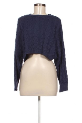 Γυναικείο πουλόβερ Pull&Bear, Μέγεθος M, Χρώμα Μπλέ, Τιμή 8,54 €