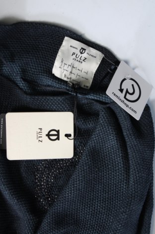 Дамски пуловер Pulz Jeans, Размер M, Цвят Син, Цена 21,75 лв.