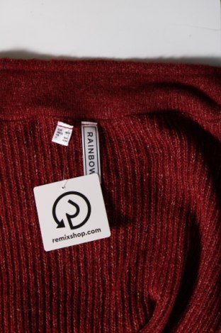 Дамски пуловер Rainbow, Размер M, Цвят Червен, Цена 29,01 лв.