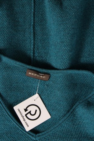 Γυναικείο πουλόβερ Repeat, Μέγεθος L, Χρώμα Μπλέ, Τιμή 15,36 €