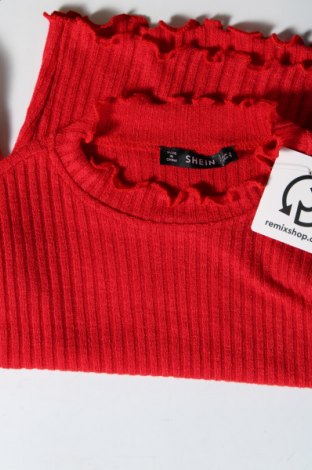 Dámsky pulóver SHEIN, Veľkosť S, Farba Červená, Cena  4,11 €