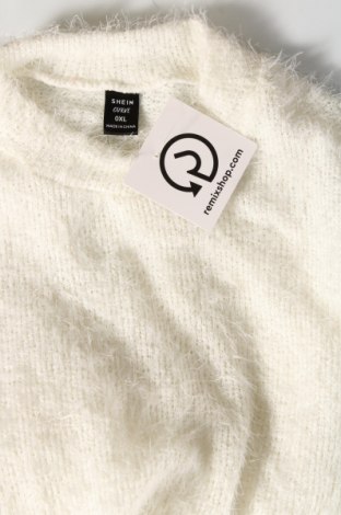 Γυναικείο πουλόβερ SHEIN, Μέγεθος XL, Χρώμα Εκρού, Τιμή 6,28 €