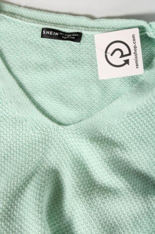 Dámský svetr SHEIN, Velikost L, Barva Zelená, Cena  120,00 Kč