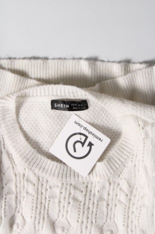 Дамски пуловер SHEIN, Размер M, Цвят Бял, Цена 10,15 лв.