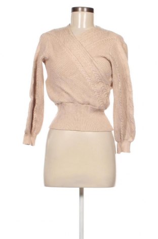 Дамски пуловер SHEIN, Размер S, Цвят Бежов, Цена 11,02 лв.