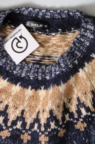 Дамски пуловер Sheilay, Размер M, Цвят Син, Цена 7,54 лв.