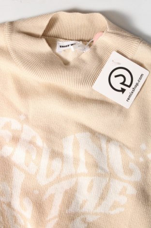 Дамски пуловер Tally Weijl, Размер L, Цвят Бежов, Цена 16,56 лв.