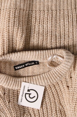 Дамски пуловер Tally Weijl, Размер XS, Цвят Бежов, Цена 8,41 лв.