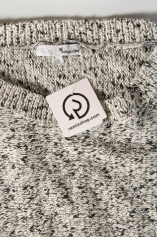 Дамски пуловер Think Positive, Размер L, Цвят Многоцветен, Цена 8,41 лв.