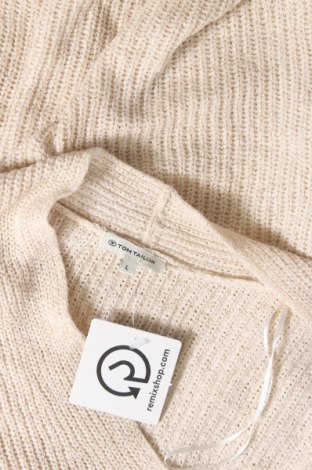 Дамски пуловер Tom Tailor, Размер L, Цвят Бежов, Цена 6,96 лв.