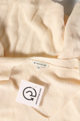 Γυναικείο πουλόβερ Tom Tailor, Μέγεθος M, Χρώμα Εκρού, Τιμή 17,94 €