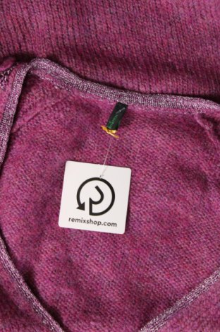 Γυναικείο πουλόβερ United Colors Of Benetton, Μέγεθος M, Χρώμα Ρόζ , Τιμή 4,84 €