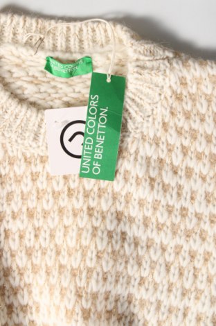 Дамски пуловер United Colors Of Benetton, Размер L, Цвят Бежов, Цена 52,20 лв.