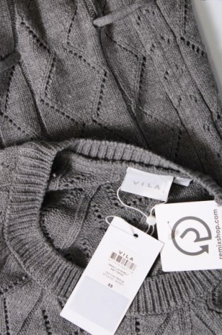 Γυναικείο πουλόβερ VILA, Μέγεθος XS, Χρώμα Γκρί, Τιμή 7,52 €