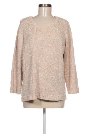 Γυναικείο πουλόβερ Woman Collection, Μέγεθος XL, Χρώμα  Μπέζ, Τιμή 5,38 €