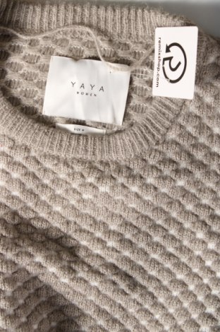 Дамски пуловер Yaya, Размер M, Цвят Сив, Цена 15,40 лв.