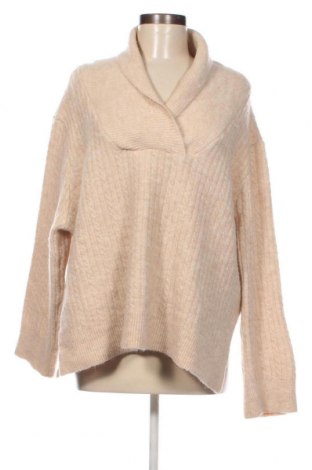 Pulover de femei Zara, Mărime M, Culoare Bej, Preț 28,29 Lei