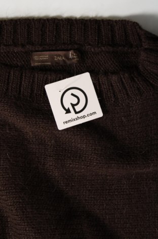 Дамски пуловер Zara, Размер M, Цвят Кафяв, Цена 9,20 лв.