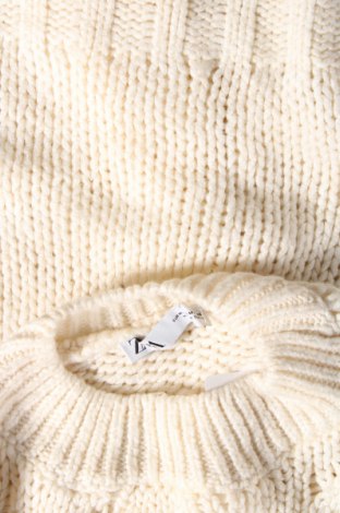 Дамски пуловер Zara, Размер M, Цвят Екрю, Цена 31,36 лв.