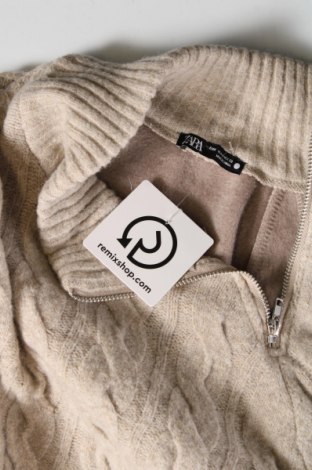 Γυναικείο πουλόβερ Zara, Μέγεθος M, Χρώμα  Μπέζ, Τιμή 3,96 €