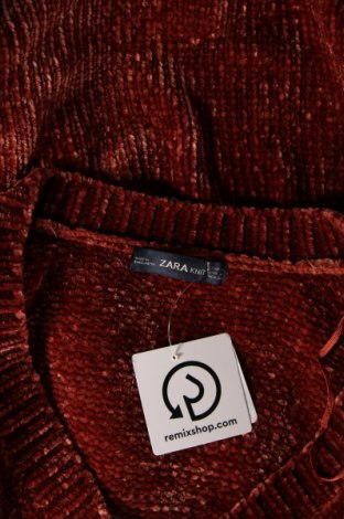 Dámský svetr Zara Knitwear, Velikost M, Barva Hnědá, Cena  137,00 Kč