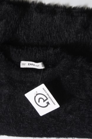 Дамски пуловер Zara Knitwear, Размер M, Цвят Черен, Цена 10,40 лв.