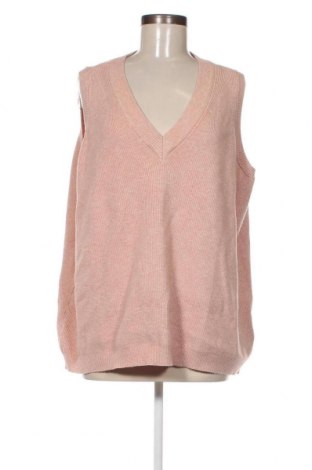 Γυναικείο πουλόβερ Zizzi, Μέγεθος 3XL, Χρώμα Ρόζ , Τιμή 16,82 €
