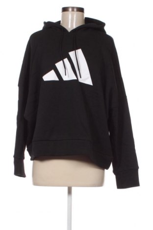 Γυναικείο φούτερ Adidas, Μέγεθος XXL, Χρώμα Μαύρο, Τιμή 18,40 €