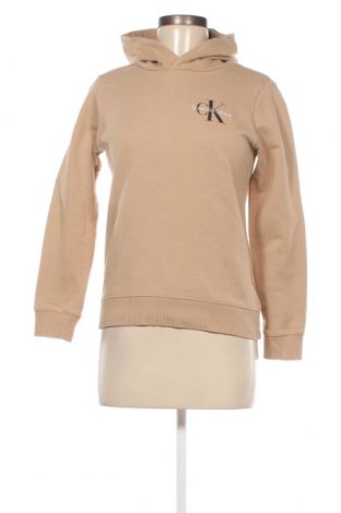 Γυναικείο φούτερ Calvin Klein Jeans, Μέγεθος M, Χρώμα  Μπέζ, Τιμή 77,32 €