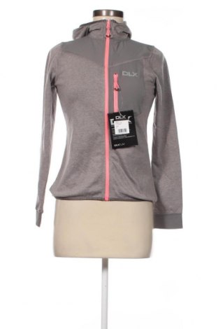 Γυναικείο φούτερ DLX, Μέγεθος XS, Χρώμα Γκρί, Τιμή 16,83 €