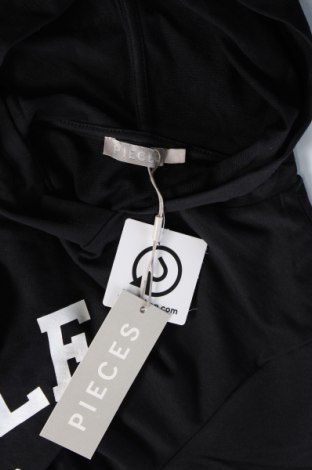Γυναικείο φούτερ Pieces, Μέγεθος S, Χρώμα Μαύρο, Τιμή 20,62 €