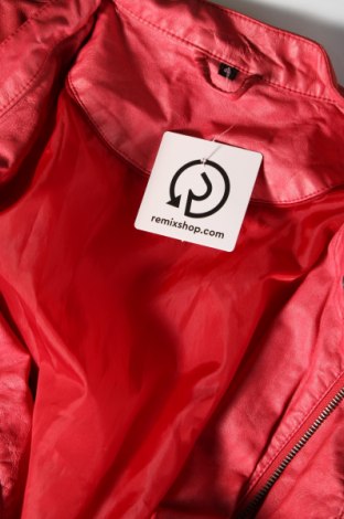 Γυναικείο δερμάτινο μπουφάν, Μέγεθος L, Χρώμα Κόκκινο, Τιμή 18,49 €