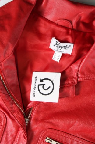 Damen Lederjacke, Größe M, Farbe Rot, Preis € 25,62