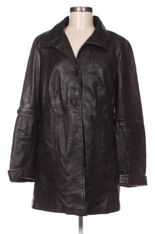 Дамско кожено яке, Размер XL, Цвят Черен, Цена 90,95 лв.