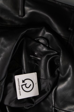 Dámska kožená bunda  Clockhouse, Veľkosť S, Farba Čierna, Cena  45,50 €