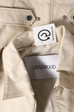 Geacă de piele pentru femei Deadwood, Mărime L, Culoare Ecru, Preț 1.016,84 Lei