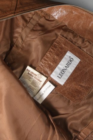 Dámska kožená bunda  Leonardo, Veľkosť M, Farba Hnedá, Cena  36,67 €