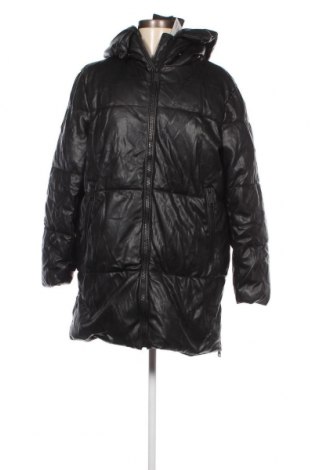 Дамско кожено яке SHEIN, Размер M, Цвят Черен, Цена 49,00 лв.