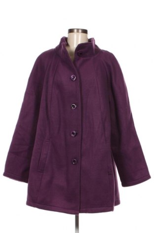 Дамско палто, Размер 3XL, Цвят Лилав, Цена 26,75 лв.