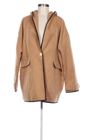 Дамско палто, Размер XL, Цвят Бежов, Цена 18,56 лв.