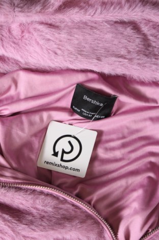 Palton de femei Bershka, Mărime M, Culoare Roz, Preț 105,59 Lei
