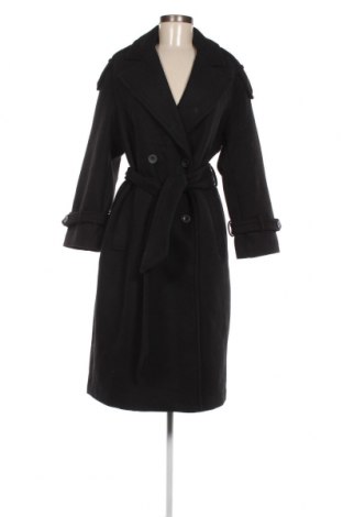 Γυναικείο παλτό Bershka, Μέγεθος S, Χρώμα Μαύρο, Τιμή 49,65 €
