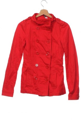 Дамско палто H&M Divided, Размер S, Цвят Червен, Цена 8,32 лв.