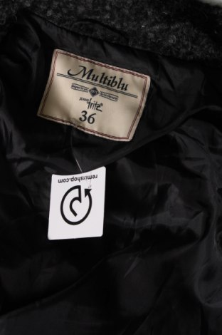 Γυναικείο παλτό Multiblu, Μέγεθος S, Χρώμα Γκρί, Τιμή 31,77 €
