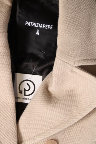 Γυναικείο παλτό Patrizia Pepe, Μέγεθος XS, Χρώμα  Μπέζ, Τιμή 352,58 €