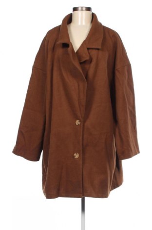 Γυναικείο παλτό SHEIN, Μέγεθος 3XL, Χρώμα Καφέ, Τιμή 13,24 €