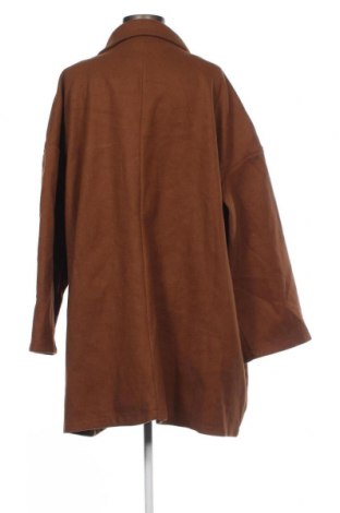 Γυναικείο παλτό SHEIN, Μέγεθος 3XL, Χρώμα Καφέ, Τιμή 13,24 €