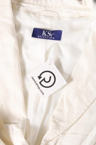 Γυναικείο σακάκι Ks, Μέγεθος XL, Χρώμα Εκρού, Τιμή 12,58 €